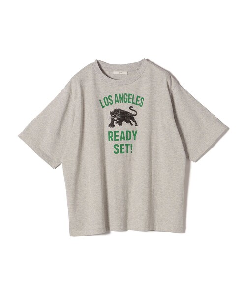 SHIPS(シップス)の「コーマ 天竺 プリント TEE(Tシャツ/カットソー・レディース・シルバーグレー/ライトグレー/ライトホワイト/ホワイト・ONE SIZE)」の15枚目の写真