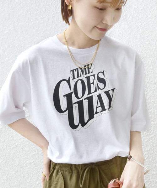 SHIPS(シップス)の「コーマ 天竺 プリント TEE(Tシャツ/カットソー・レディース・シルバーグレー/ライトグレー/ライトホワイト/ホワイト・ONE SIZE)」の17枚目の写真