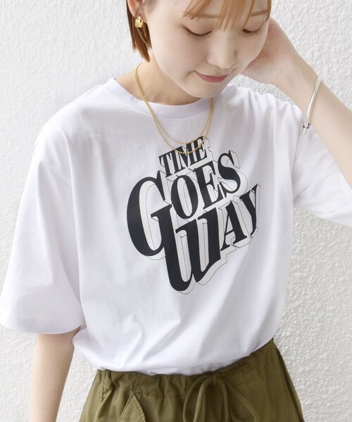 SHIPS(シップス)の「コーマ 天竺 プリント TEE(Tシャツ/カットソー・レディース・シルバーグレー/ライトグレー/ライトホワイト/ホワイト・ONE SIZE)」の20枚目の写真
