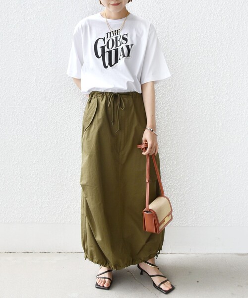 SHIPS(シップス)の「コーマ 天竺 プリント TEE(Tシャツ/カットソー・レディース・シルバーグレー/ライトグレー/ライトホワイト/ホワイト・ONE SIZE)」の22枚目の写真