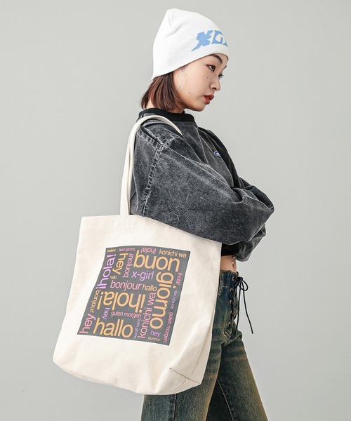 バッグ LOGO CANVAS TOTE BAG / NATURAL 1117_texnh12553_cca5bc27-4829-