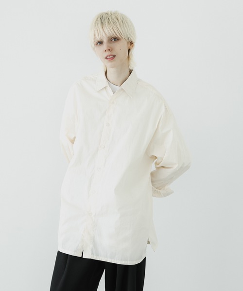 Lig.オーバーシャツ lig. over shirt 白オーバーシャツ