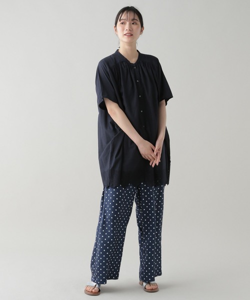 studio CLIP（スタディオクリップ）の「《natural by clip》ドットプリントパンツ（その他パンツ・レディース・ネイビー/ブラック・FREE）」の11枚目の写真