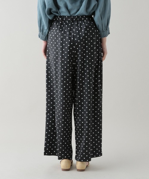 studio CLIP（スタディオクリップ）の「《natural by clip》ドットプリントパンツ（その他パンツ・レディース・ネイビー/ブラック・FREE）」の13枚目の写真