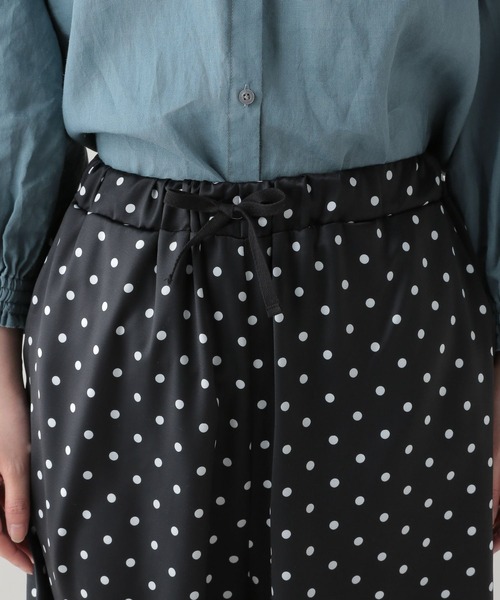 studio CLIP（スタディオクリップ）の「《natural by clip》ドットプリントパンツ（その他パンツ・レディース・ネイビー/ブラック・FREE）」の14枚目の写真