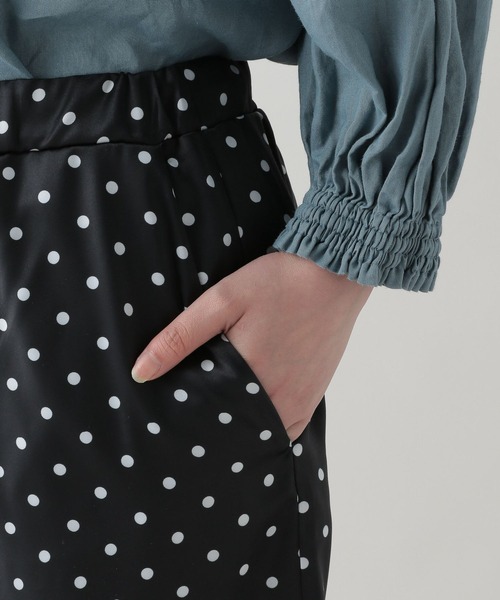 studio CLIP（スタディオクリップ）の「《natural by clip》ドットプリントパンツ（その他パンツ・レディース・ネイビー/ブラック・FREE）」の15枚目の写真