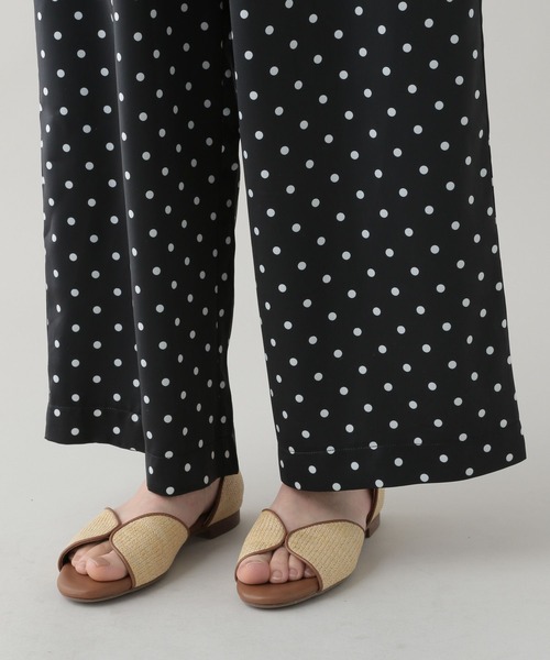 studio CLIP（スタディオクリップ）の「《natural by clip》ドットプリントパンツ（その他パンツ・レディース・ネイビー/ブラック・FREE）」の16枚目の写真