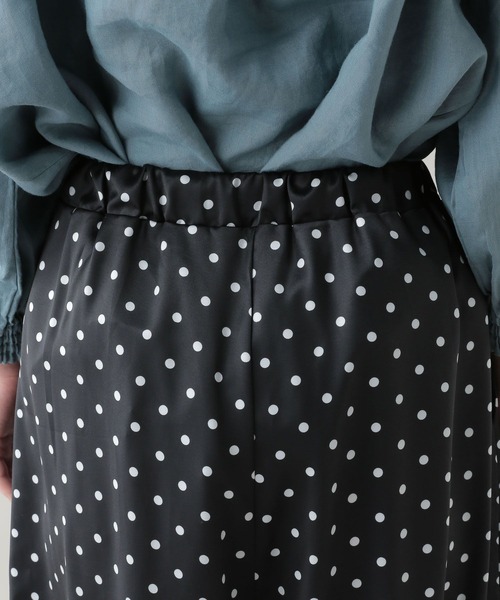 studio CLIP（スタディオクリップ）の「《natural by clip》ドットプリントパンツ（その他パンツ・レディース・ネイビー/ブラック・FREE）」の17枚目の写真