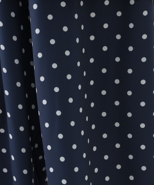 studio CLIP（スタディオクリップ）の「《natural by clip》ドットプリントパンツ（その他パンツ・レディース・ネイビー/ブラック・FREE）」の9枚目の写真