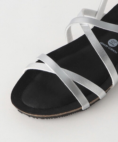 PLAKTON（プラクトン）の「【別注】＜PLAKTON＞ダブルクロス バックストラップ サンダル（サンダル・レディース・シルバー/オリーブ・37/36/38）」の13枚目の写真