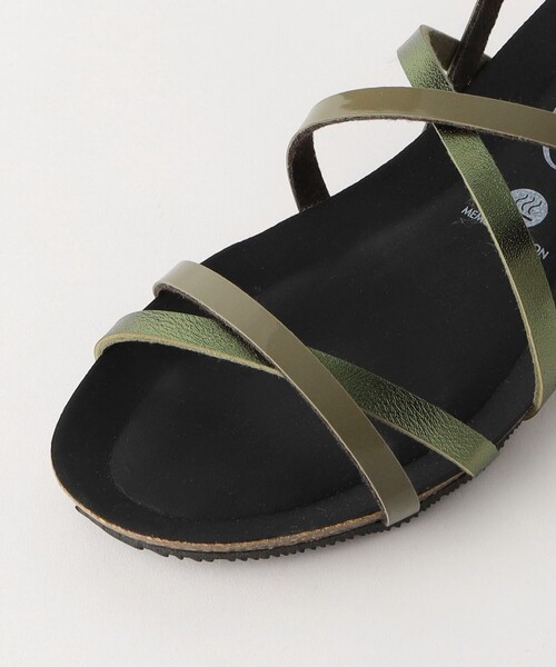 PLAKTON（プラクトン）の「【別注】＜PLAKTON＞ダブルクロス バックストラップ サンダル（サンダル・レディース・シルバー/オリーブ・37/36/38）」の19枚目の写真