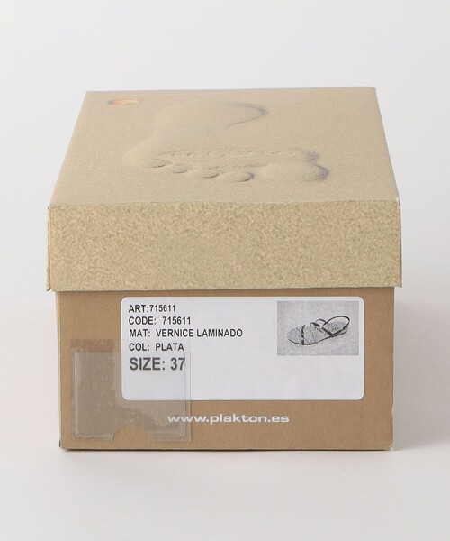 PLAKTON（プラクトン）の「【別注】＜PLAKTON＞ダブルクロス バックストラップ サンダル（サンダル・レディース・シルバー/オリーブ・37/36/38）」の16枚目の写真