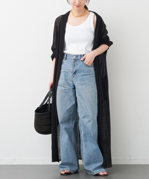 美品　ドゥーズィエムクラス Leeway Sheer ロングカーディガン Deuxieme Classe（ドゥーズィエムクラス）の「Leeway Sheer