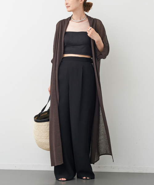 美品　ドゥーズィエムクラス Leeway Sheer ロングカーディガン Deuxieme Classe（ドゥーズィエムクラス）の「Leeway Sheer