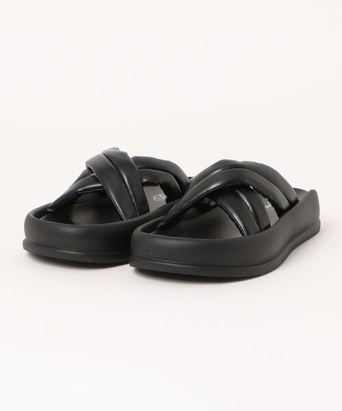 Parade（パレード）の「【厚底】オーバーソールパデッドサンダル　MTS0101（サンダル・レディース・グリーン/アイボリー/ブラック/ブルー・S/M/L/LL）」の3枚目の写真