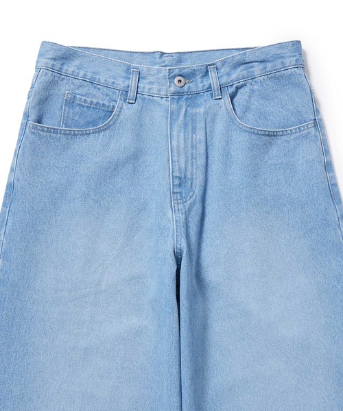 JUNRED（ジュンレッド）の「ロールアップマキシワイドデニムパンツ（デニムパンツ・メンズ・ブラック/サックスブルー・S/M/L）」の12枚目の写真