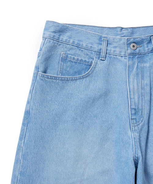 JUNRED（ジュンレッド）の「ロールアップマキシワイドデニムパンツ（デニムパンツ・メンズ・ブラック/サックスブルー・S/M/L）」の11枚目の写真