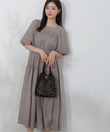 PROPORTION BODY DRESSING | シアーシャーリングワンピース / 1214240505(ワンピース)