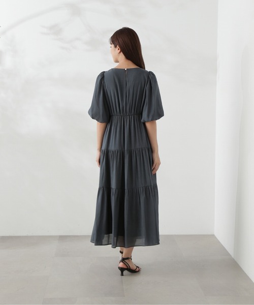 PROPORTION BODY DRESSING(プロポーションボディドレッシング)の「シアーシャーリングワンピース / 1214240505(ワンピース・レディース・カーキ/ダークグレー・SMALL/MEDIUM)」の11枚目の写真