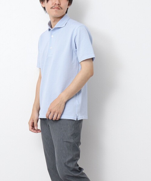 セール】《ビジカジ対応》サッカーワンピースカラーポロシャツ