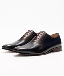 LUCIUS | プレーントゥ レザー ドレスシューズ / 内羽根 メダリオン(ドレスシューズ)