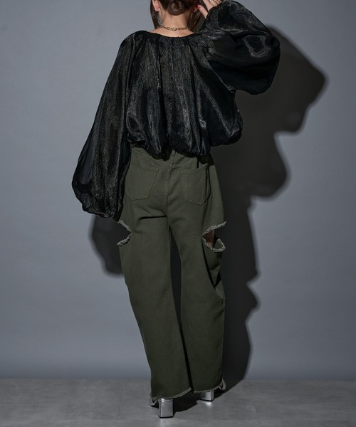 セール】【MAISON BREEZE reveur】シャイニーバルーン ショート