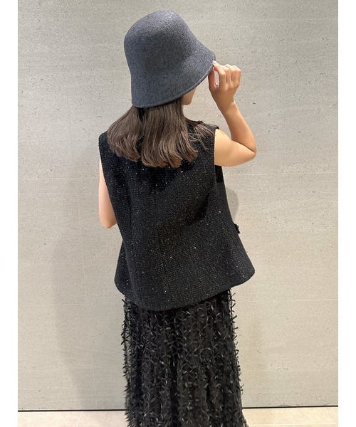 SNIDEL（スナイデル）の「ツイードジレ（ベスト）」 - WEAR