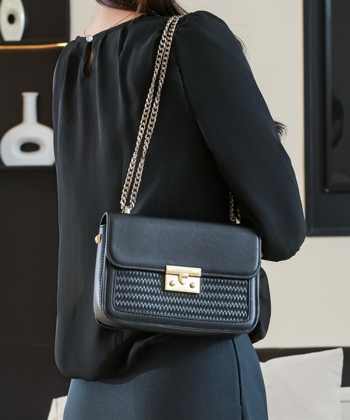 Lace Ladies(レースレディース)の「ソリッドカラー ラウンドネック 7分袖 バルーン プルオーバー(シャツ/ブラウス・レディース・ホワイト/ネイビー/ベージュ/ブラック/ブルーグレー・S/FREE)」の10枚目の写真