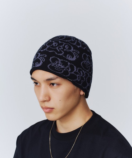XLARGE（エクストララージ）の「XL GRAFFITI KNIT CAP（ニットキャップ/ビーニー・メンズ・ブラウン/ブラック・ONE SIZE）」の6枚目の写真