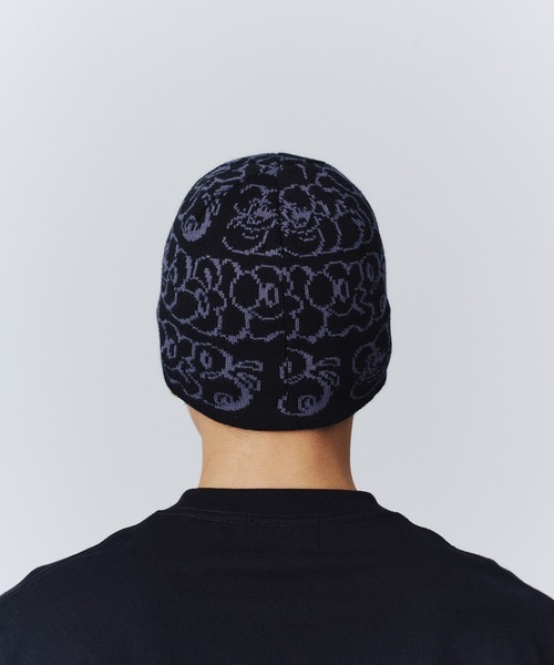 XLARGE（エクストララージ）の「XL GRAFFITI KNIT CAP（ニットキャップ/ビーニー・メンズ・ブラウン/ブラック・ONE SIZE）」の4枚目の写真