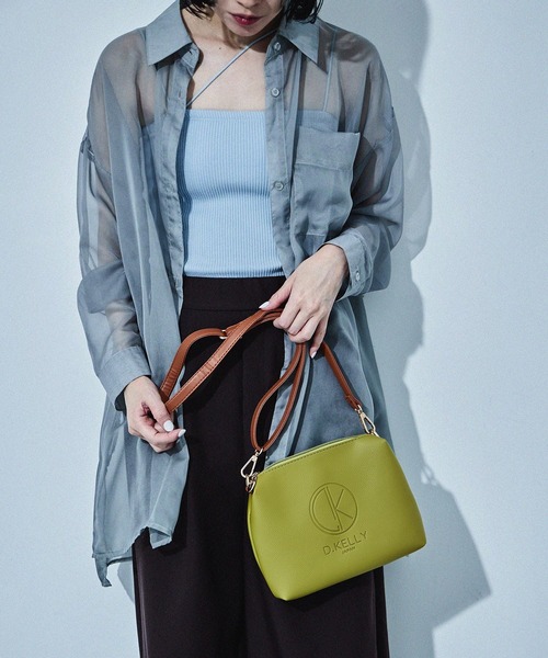 セール】【D.KELLY】SET ITEM バイカラー 2wayミニハントバッグ