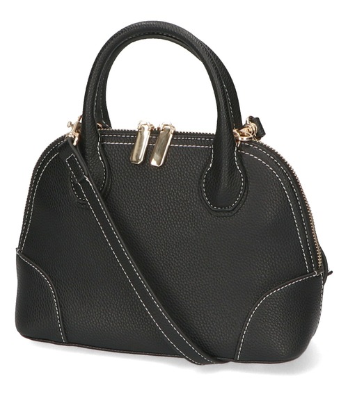 ORiental TRaffic(オリエンタルトラフィック)の「ブガッティ型ハンドバッグ BA-232(ハンドバッグ・レディース・ベージュ/ブラック・フリ-)」の11枚目の写真