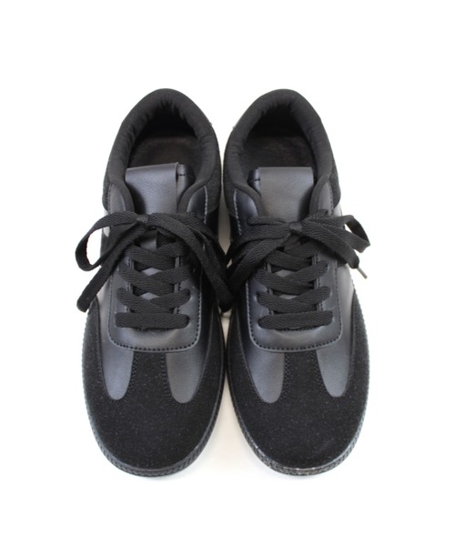 VIVIAN（ヴィヴィアン）の「メンズ レディース ローテク異素材レースアップスニーカー（スニーカー・レディース・アイボリー/シルバー/ブラック/ベージュ/ナチュラル/シルバー系その他/クリアブラック/ベージュ系その他3/ブラウン系その他6/サンドベージュ/ホワイト系その他4・41/39/37/35/45/43）」の19枚目の写真