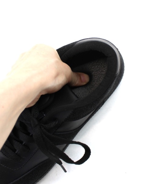 VIVIAN（ヴィヴィアン）の「メンズ レディース ローテク異素材レースアップスニーカー（スニーカー・レディース・アイボリー/シルバー/ブラック/ベージュ/ナチュラル/シルバー系その他/クリアブラック/ベージュ系その他3/ブラウン系その他6/サンドベージュ/ホワイト系その他4・41/39/37/35/45/43）」の15枚目の写真