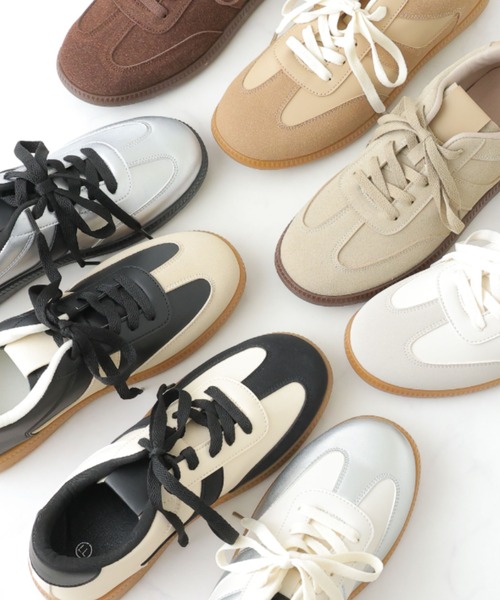 セール】メンズ レディース ローテク異素材レースアップ