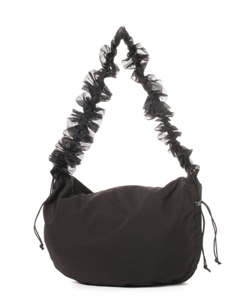 LAKOLE（ラコレ）の「ギャザーチュールミニショルダーバッグ / 138964（ショルダーバッグ・レディース・ライトグレー/ブラック/オフホワイト/ネイビー・FREE）」の10枚目の写真