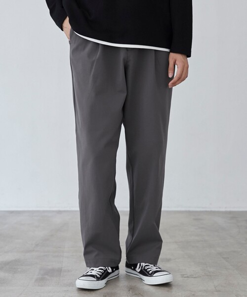 coen（コーエン）の「極楽ワイドテーパードパンツ（その他パンツ・メンズ・ダークグレー/ベージュ/ブラック・S/M/L/XL）」の3枚目の写真