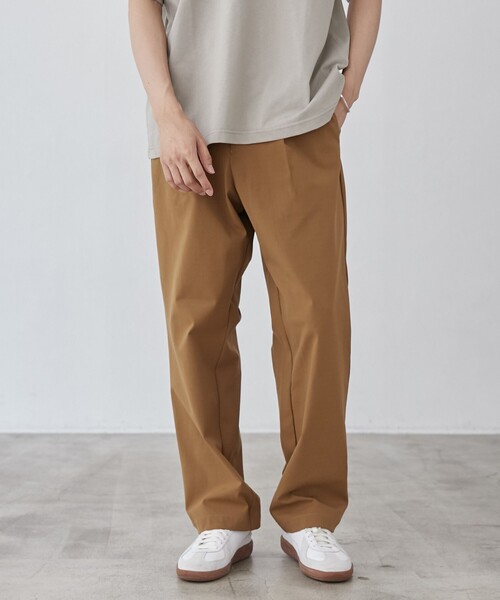 coen（コーエン）の「極楽ワイドテーパードパンツ（その他パンツ・メンズ・ダークグレー/ベージュ/ブラック・S/M/L/XL）」の5枚目の写真