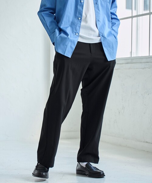 coen（コーエン）の「極楽ワイドテーパードパンツ（その他パンツ・メンズ・ダークグレー/ベージュ/ブラック・S/M/L/XL）」の13枚目の写真