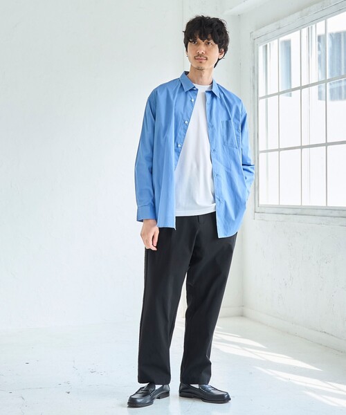 coen（コーエン）の「極楽ワイドテーパードパンツ（その他パンツ・メンズ・ダークグレー/ベージュ/ブラック・S/M/L/XL）」の14枚目の写真