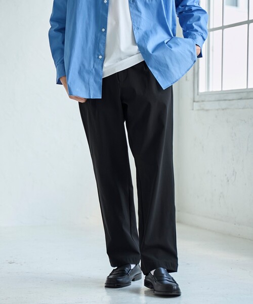 coen（コーエン）の「極楽ワイドテーパードパンツ（その他パンツ・メンズ・ダークグレー/ベージュ/ブラック・S/M/L/XL）」の15枚目の写真