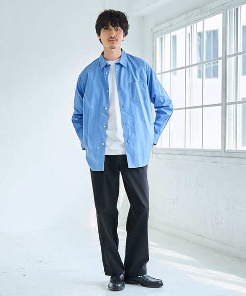 coen（コーエン）の「極楽ワイドテーパードパンツ（その他パンツ・メンズ・ダークグレー/ベージュ/ブラック・S/M/L/XL）」の16枚目の写真