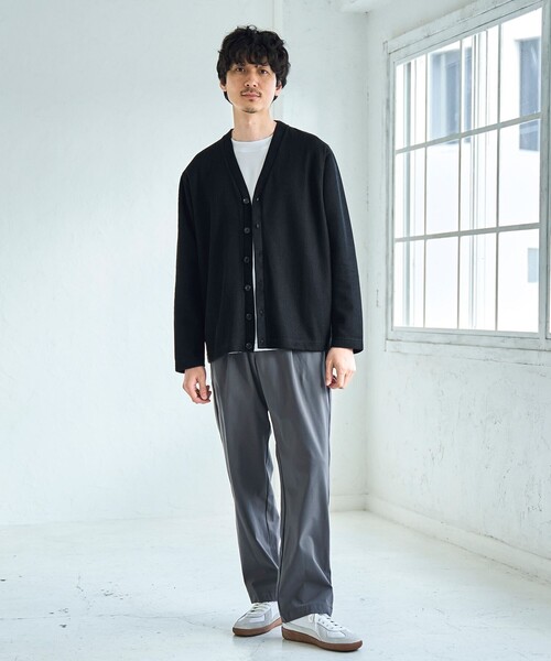 coen（コーエン）の「極楽ワイドテーパードパンツ（その他パンツ・メンズ・ダークグレー/ベージュ/ブラック・S/M/L/XL）」の18枚目の写真