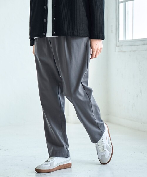 coen（コーエン）の「極楽ワイドテーパードパンツ（その他パンツ・メンズ・ダークグレー/ベージュ/ブラック・S/M/L/XL）」の19枚目の写真