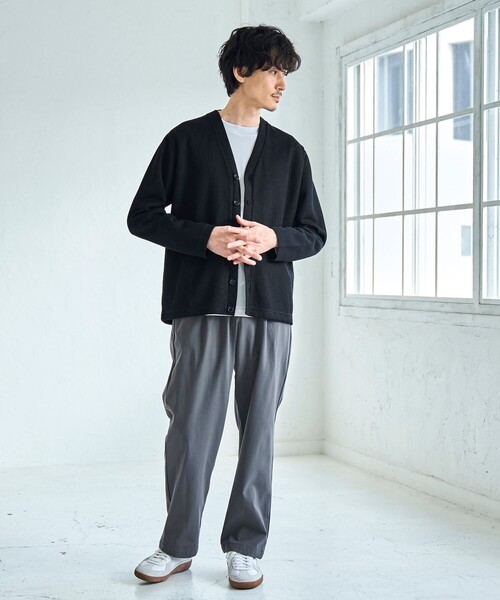 coen（コーエン）の「極楽ワイドテーパードパンツ（その他パンツ・メンズ・ダークグレー/ベージュ/ブラック・S/M/L/XL）」の20枚目の写真