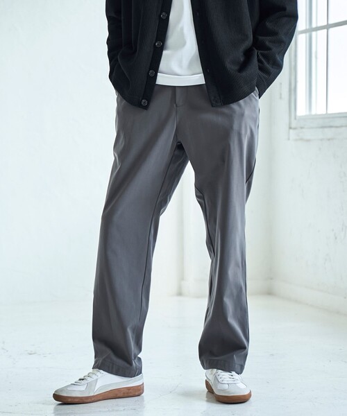 coen（コーエン）の「極楽ワイドテーパードパンツ（その他パンツ・メンズ・ダークグレー/ベージュ/ブラック・S/M/L/XL）」の21枚目の写真