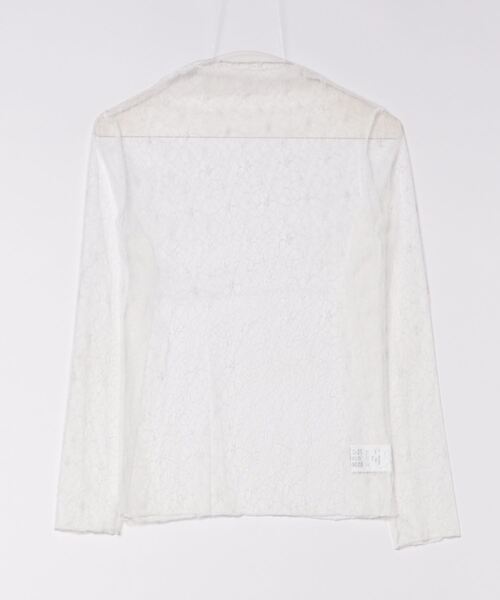 Chiina（チーナ）の「【Chiina】フロッキー　シースルーハイネックトップス（その他トップス・レディース・ホワイト系3/ホワイト系2/ブラック系5/ブラック系4/ホワイト系1/ブラック系2/ブラック系1/ブラック系3・FREE）」の12枚目の写真