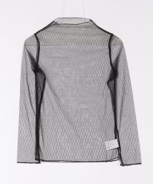 Chiina（チーナ）の「【Chiina】フロッキー　シースルーハイネックトップス（その他トップス・レディース・ホワイト系3/ホワイト系2/ブラック系5/ブラック系4/ホワイト系1/ブラック系2/ブラック系1/ブラック系3・FREE）」の15枚目の写真