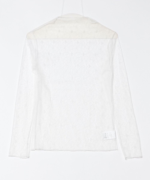 Chiina（チーナ）の「【Chiina】フロッキー　シースルーハイネックトップス（その他トップス・レディース・ホワイト系3/ホワイト系2/ブラック系5/ブラック系4/ホワイト系1/ブラック系2/ブラック系1/ブラック系3・FREE）」の22枚目の写真