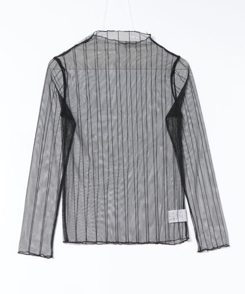 Chiina（チーナ）の「【Chiina】フロッキー　シースルーハイネックトップス（その他トップス・レディース・ホワイト系3/ホワイト系2/ブラック系5/ブラック系4/ホワイト系1/ブラック系2/ブラック系1/ブラック系3・FREE）」の21枚目の写真